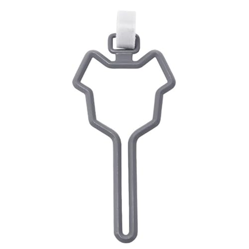 Hundekotbeutelhalter, Haustierkot-Träger-Clip, Freihändiger Hundeleinenspender, Outdoor-Spaziergang, Welpenkotbeutel-Clip, Einfach Zu Tragen (Color : Grey) von eyob