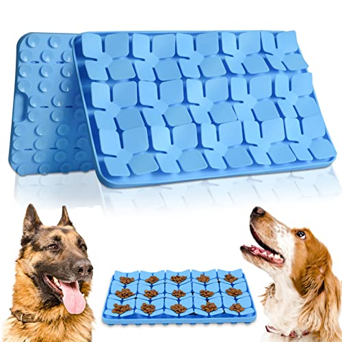 Schnüffelmatte, Hund Leckmatte Slow Feeder Hundenäpfe, Leckmatte für Hunde, Schnüffelmatte für Hunde Leckmatte Geruch für Training Langsames Fressen mit Saugnapf für Hunde und Katzen von ez2pet