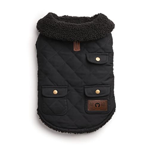 Fabdog Gestepptes Shearling schwarz 35,6 cm von fabdog