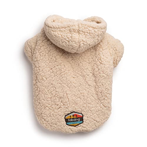 Fabdog Sherpa-Kapuzenpullover, 35,6 cm, cremefarben von fabdog