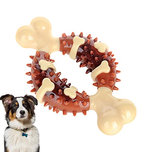 fanelod Hunde- -Beißknochen-Schlepper-Kauspielzeug, Welpen-Kauspielzeug, Bissfestes Hunde-Beißstäbchen-Spielzeug, Interaktives Beißspielzeug Für Hunde, Reinigungsstäbchen-Hundekauspielzeug Für Welpen von fanelod