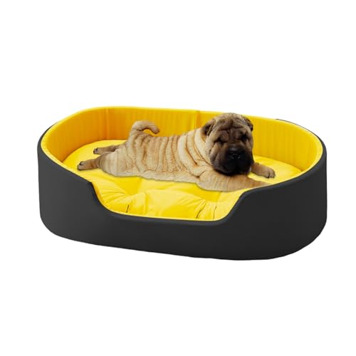 Hundebett – Doppelseitige Hundebettcouch | Orthopädische Hundesofabetten Haustierbett | Bequeme Hundecouch | Abnehmbare Katzen-Schlafunterlage, warmes Nest | Four Seasons Hundecouchbett, 50 x 35 cm von fanelod