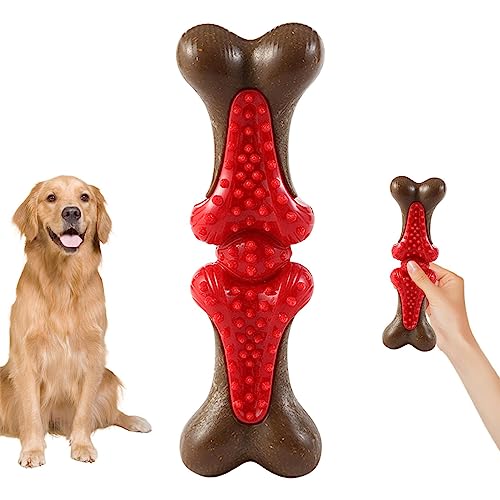 fanelod Beißspielzeug für Welpen,Puppy Bone Interaktives Hundespielzeug gegen Langeweile - Kauspielzeug, Hundespielzeug, Welpenzubehör für kleine, mittelgroße und große Hunde von fanelod