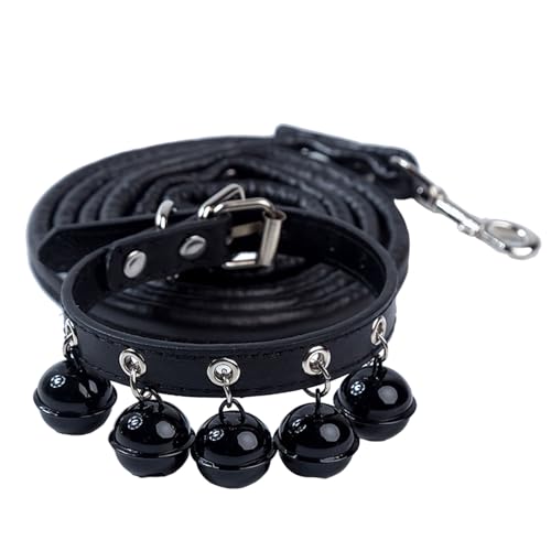 120 cm lange Hundeleine mit Lederhalsband, robustes Haustier-Traktionsseil, Laufleine für Haustiere, Hunde, praktisches ausbruchsicheres Zugseil, Zugseil für Hunde, Haustiere, Zugseil für Hunde von fanlangyi