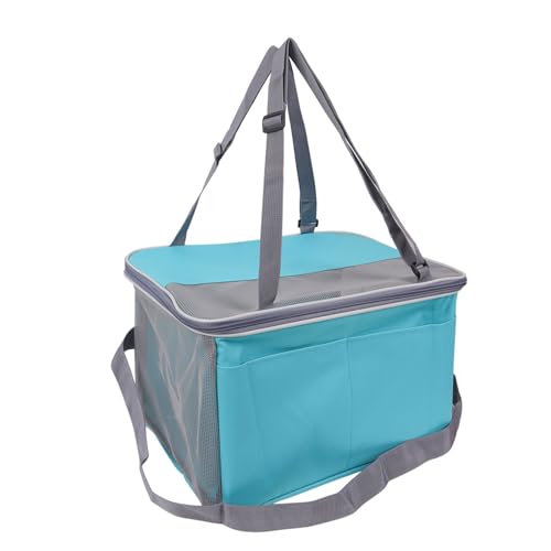 Tragetasche für Katzen, für Hundebett, Outdoor, Reisen, Auto, Sightseeing-Sitz, mehrere Taschen, Sightseeing-Tasche, Haustier-Autobett von fanlangyi