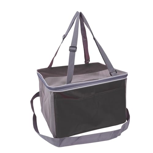 Tragetasche für Katzen, für Hundebett, Outdoor, Reisen, Auto, Sightseeing-Sitz, mehrere Taschen, Sightseeing-Tasche, Haustier-Autobett von fanlangyi