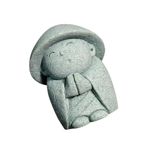 fanlangyi Aquarien Jizo Mönch Landschaft Verstecke Statue Aquarien Dekorationen Kunst Lebensraum Ornamente Aquarien Dekorationen Verstecke von fanlangyi