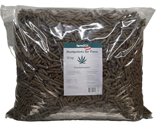 farmBOX Pferdehanf Hanfpellets für Tiere (10kg) von farmBOX by KNOLLfarming