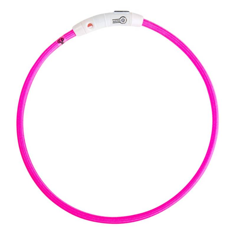 TRIXIE Hunde-Leuchtring Pink Flash pink, Gr. L-XL, Breite: Ø ca. 7 mm, Länge: ca. 65 cm von TRIXIE