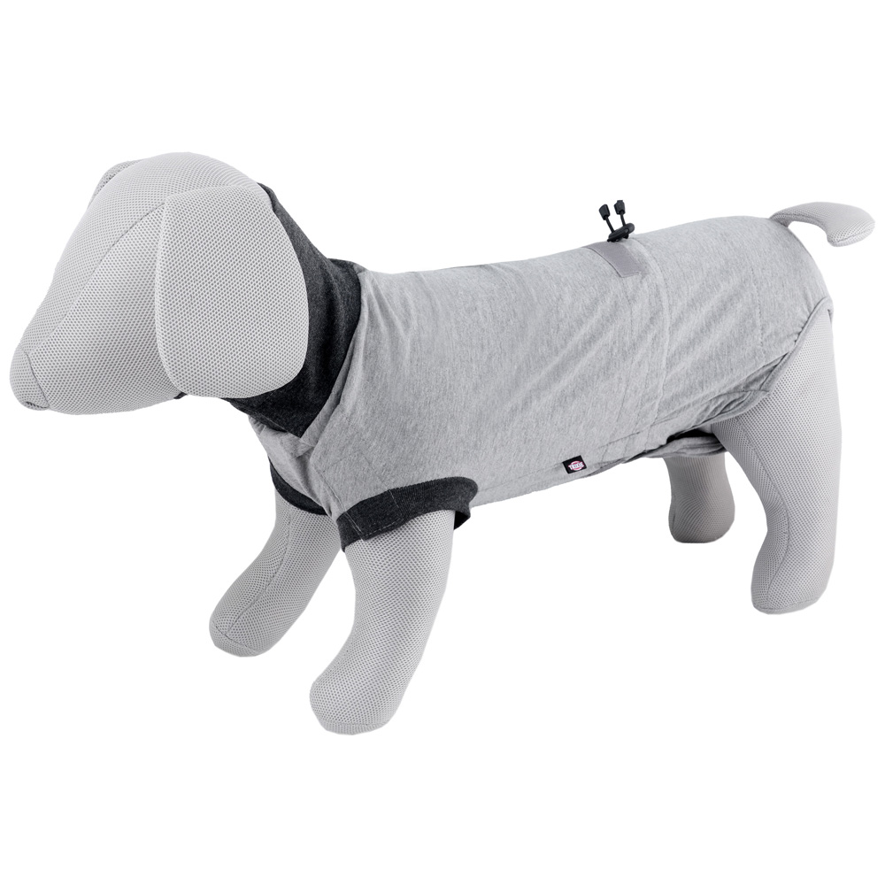 TRIXIE Hunde OP-Body grau, Gr. M, Rückenlänge: ca. 45 cm von TRIXIE