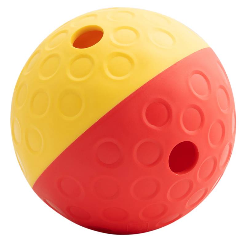 Snackball Treat Tumble rot-gelb, Durchmesser:  ca. 16 cm von fehlt