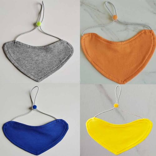 feiling 4er Pack Haustier Bandana Hundehalstuch Einstellbare Dreieckstuch für Kleine Mittel Hunde und Katzen (Pack b, M) von feiling