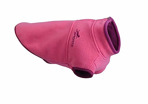 feiling Hundejacke Winter Outdoor Fleece-Jacke Haustier Sport Gilet Herbst Thermal Hundemantel Bequeme Weste für Kleine Mittleregroße Hunde (pink, XS) von feiling