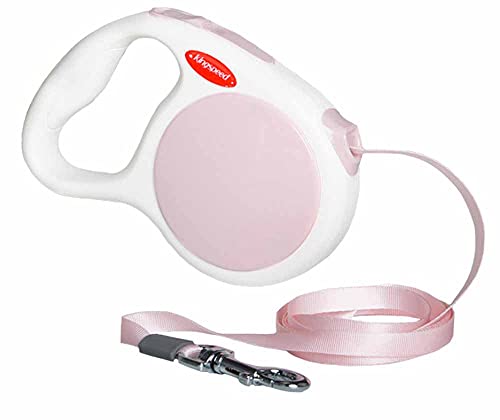 feiling Hundeleine Ausziehbare Rollleine für Kleine Hunde 3 Meter Tape Haustier Einziehbare Führleine Welpen Ausziehleine (pink) von feiling