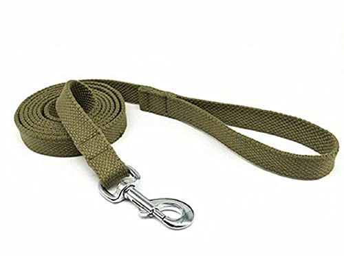 feiling Hundeleine Retrieverleine Lange Führleine für Mittlere und Groß Hunde Training Leash 3 Meters Seil Laufleine (Grün, M) von feiling