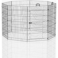 Ferplast Freigehege 8-eckig - 8 Elemente à B 57 x H 91,5 cm (Größe L) von ferplast