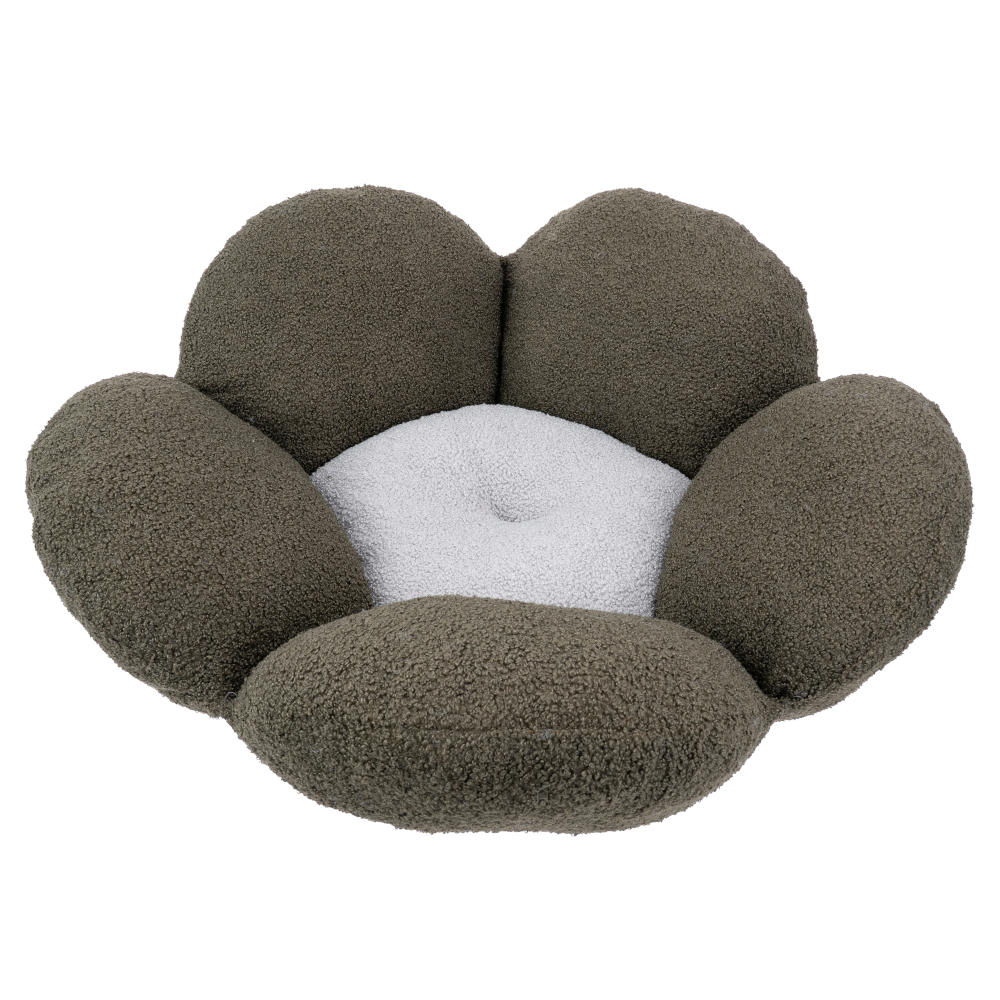 Ferplast Kuschelbett Fiore Bouclé, grün / grau - Ø 64 x H 21 cm Ferplast Kuschelbett Fiore Bouclé, grün / grau - Ø 64 x H 21 cm von ferplast