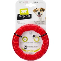 Ferplast Smile Kauring, rot - Ø 12 x H 2,4 cm (Größe S) von ferplast