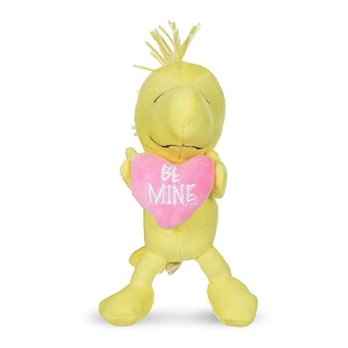 Peanuts Hundespielzeug Woodstock "Be Mine" Valentinstag Plüsch Quietscher | 15,2 cm Holzstock von Peanuts V-Day Plüsch Quietscher Kollektion Haustierspielzeug | Erdnüsse Spielzeug für Hunde Holzstock Stofftier 15,2 cm von fetch FOR PETS