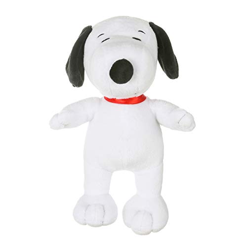 Peanuts for Pets Snoopy Figure Classic Plush Squeaker Dog Toy, 9 Inch Medium White Plush Dog Toy for All Dogs, Officially Licensed Peanuts Product Small Plush Fabric Squeaky Dog Toy (FF13321) von fetch FOR PETS