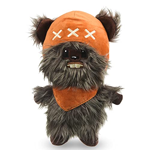 Star Wars Hundespielzeug Ewok Plüschseil Frisbee Hundespielzeug | Plüsch Quietschendes Hundespielzeug | Entzückendes Spielzeug für alle Hunde, Offizielles Hundespielzeug Produkt von Star von fetch FOR PETS