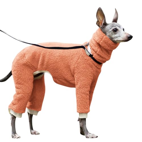 Rollkragen-Pyjama für Hunde | Haustierpullover - Gemütliche, weiche, winddichte Winter-Hundekleidung für den ganzen Körper, die den Körper verschüttet und verdickt, für Deutsch Kurzhaar, Terrier Feveo von feveo