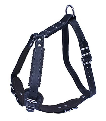 fifffi Hundegeschirr, Leder, braun von fifffi