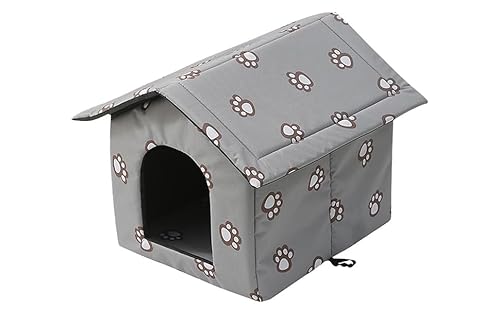 Outdoor Pet House, Strey Cat Home, Wasserdichte Pet Scheune, Isolierte Katzenhaus mit Tür, Warmes Haustier Helter, Winddichtes Katzenhaus, Leichte Outdoor Cat Shelter, Kaltes Wetter Haus Katze von fiira