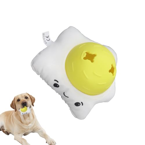 fiira Hundespielzeug zum Zahnen | Interaktiver Leckerli-Ball für Futterspender – Futtermatte, Leckerli-Ball, Klangspielzeug für Welpen, Hundetraining, Stressabbau von fiira
