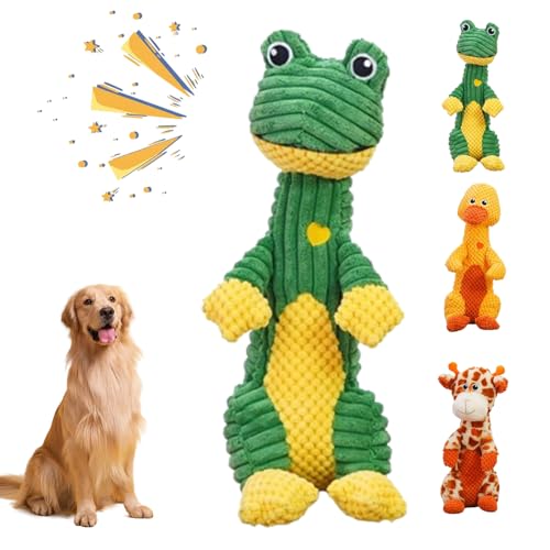 fjaldjfu Durachew Dog Toy,Durachew Hundespielzeug, 2025 New Wowpetsmart Invincible Chewanimals, Durachew Tough Dogchew Toy Designed for Strong Chewers, Chewers (Frog-A) von fjaldjfu