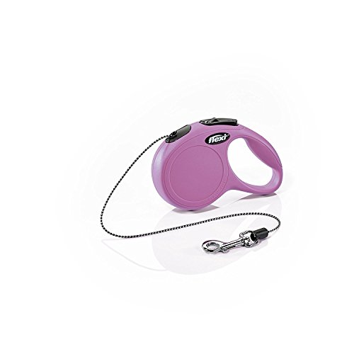 flexi® CAT XS Seil 3 m pink, Roll-Leine für Katzen und Kleintiere bis 8 kg von flexi