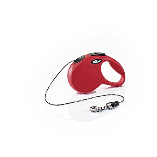 flexi® CAT XS Seil 3 m rot, Roll-Leine für Katzen und Kleintiere bis 8 kg von flexi