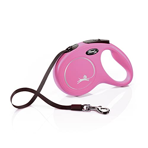 flexi New Classic M Gurt 5 m pink für Hunde bis 25 kg von flexi