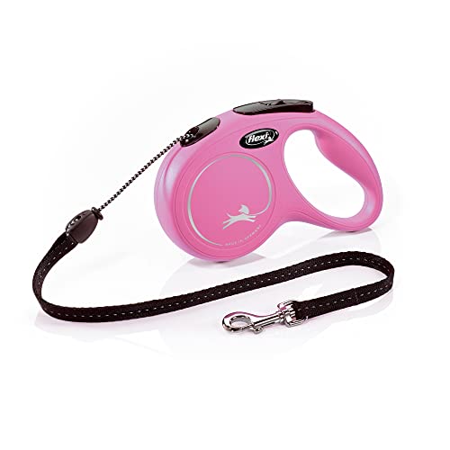 flexi New Classic M Seil 5 m pink für Hunde bis 20 kg von flexi