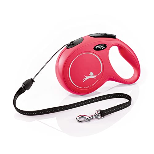 flexi New Classic M Seil 8 m rot für Hunde bis 20 kg von flexi