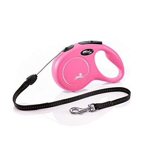 TRIXIE Flexi New Classic, Seil, S: 8 m, pink von flexi