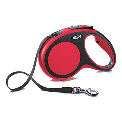 flexi Roll-Leine Vario L Gurt 8 m rot für Hunde bis max. 50 kg von flexi