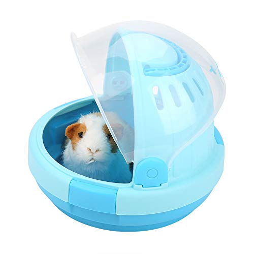 FLEXMAN Tragbare Tragetasche für Hamster, Käfig mit Wasserflasche, 7,67 X 7,67 X 6,49 Zoll, Tragetasche für Kleintiere, Reisetasche, Tragetasche für Kleine Haustiere, Rennmäuse von flexman