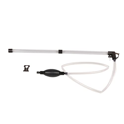 flexman Aquarium Siphon Staubsauger, Leiser Manueller Aquarium Wasserwechsler, Aquarium Kiesreiniger für Wasserwechsel und Filtersandreinigung von flexman