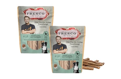 Fresco | Die Martin Rütter Kaustange mit Ente | Doppelpack | 2X 150g | kauen trägt zur allgemeinen Zahn- und Maulhygiene bei von Fresco