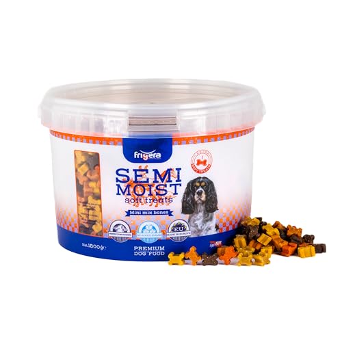 Frigera Hundesnacks, Semi-Moist Soft Treats Hänchen 500g, Weiche Hundeleckerlis, Leckere Belohnung für Training & Zwischendurch, Ohne Zugesetzten Zucker von friGERA