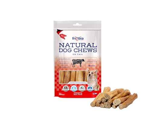 Frigera - Hundesnacks - Ochsenschwanz 250g – Natürliche, Proteinreiche Leckerlis für Hunde von friGERA