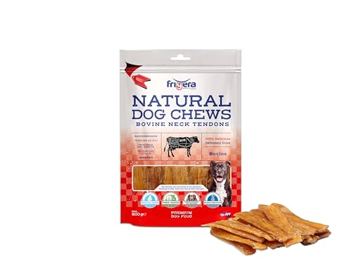 Frigera - Hundesnacks - Nackensehnen 500g – Natürliche, Proteinreiche Leckerlis für Hunde von friGERA