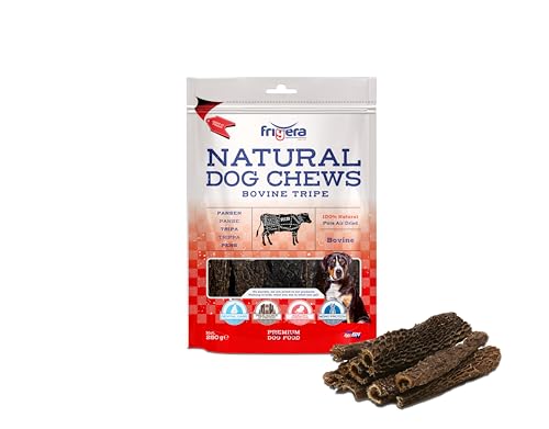 Frigera Pansen 250g – Rind, Natürliche, Proteinreiche Leckerlis für Hunde, Gluten- und Getreidefrei, Hochwertige Hundesnacks ohne Zusatzstoffe von friGERA