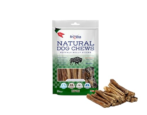 Frigera - Hundesnacks - Büffelziemer 200g – Natürliche, Proteinreiche Leckerlis für Hunde von friGERA