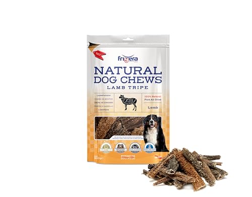 Frigera - Hundesnacks - Lammpansen 500g – Natürliche, Proteinreiche Leckerlis für Hunde von friGERA