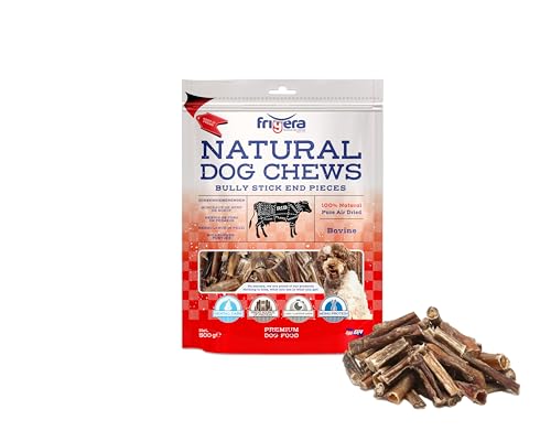 friGERA - Hundesnacks - Ochsenziemerenden 500g – Rind, Natürliche, Proteinreiche Leckerlis für Hunde von friGERA