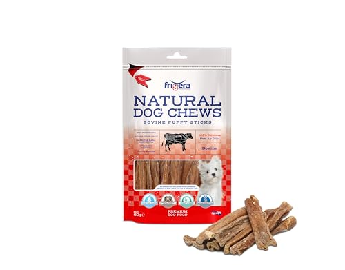 Frigera Welpensticks 60g – Natürliche, Proteinreiche Leckerlis für Welpen, Gluten- und Getreidefrei, Hochwertige Hundesnacks ohne Zusatzstoffe von friGERA