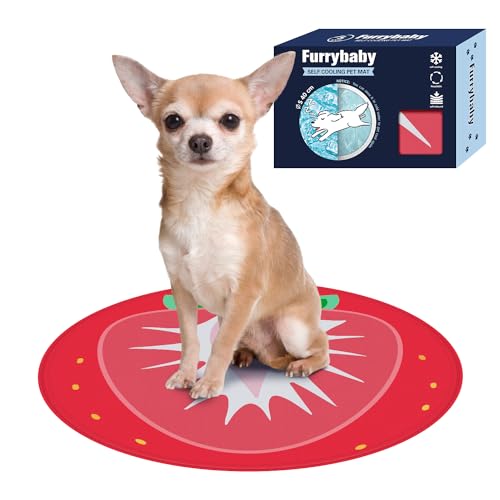 Furrybaby Kühlmatte für Hunde, Haustierbett, Hundematte, selbstkühlendes Kissen, kühlendes Gelbett, für große Hunde, Keine Notwendigkeit von furrybaby