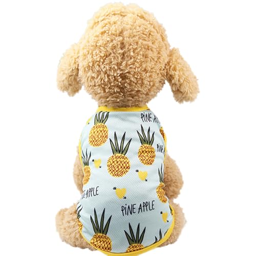 Hundezubehör, schöne Ananas-Haustierweste für den Sommer, für Paare, Oberteil von fxwtich